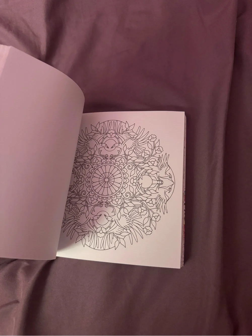 Coloring for Mindfulness Book - White and Pink Cover